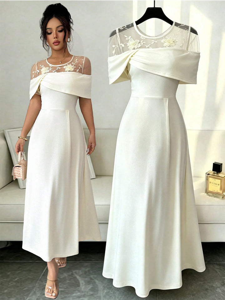 Rochie maxi SHEIN, portocaliu