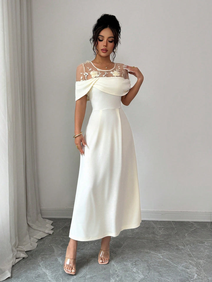Rochie maxi SHEIN, portocaliu