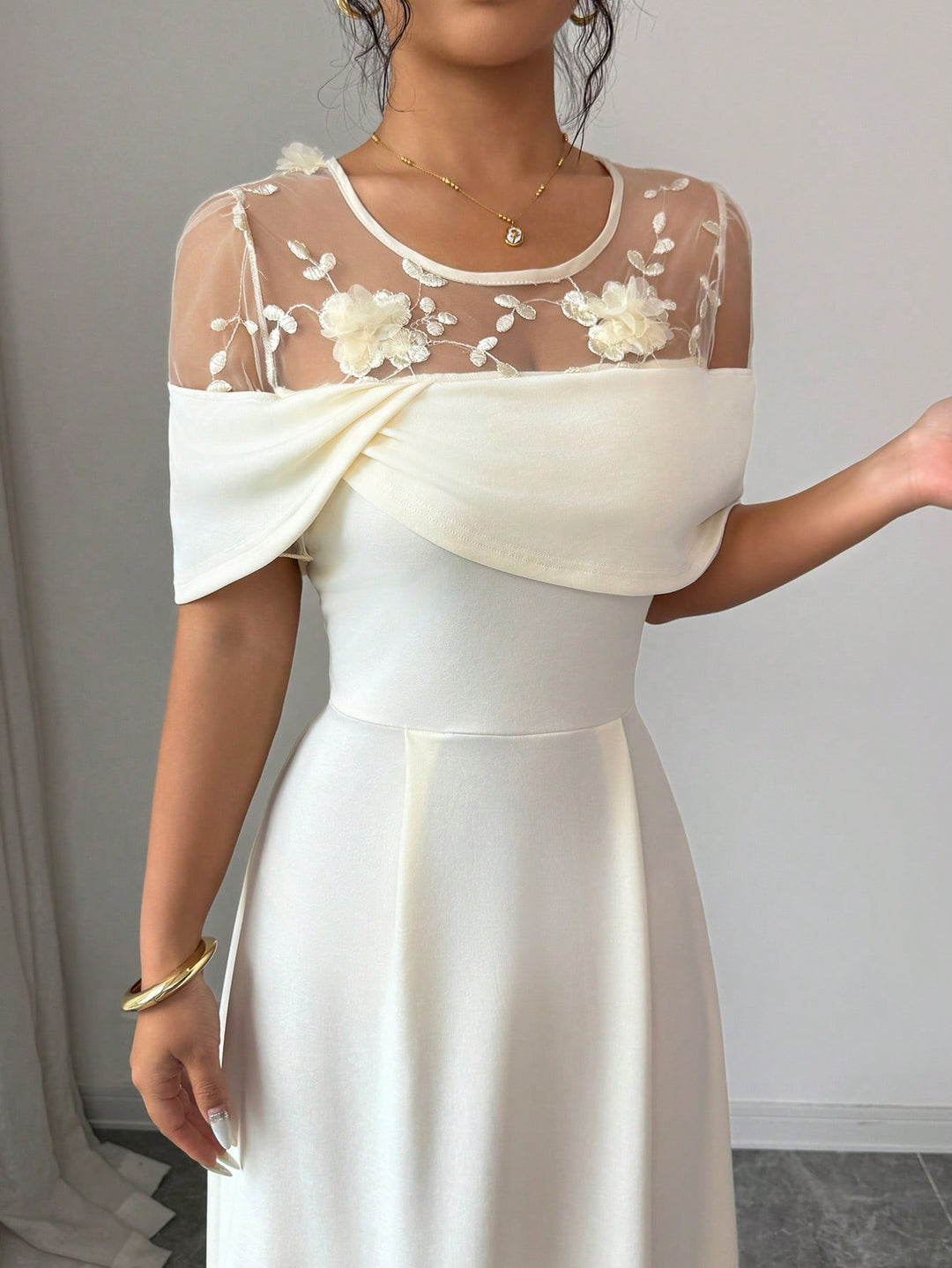 Rochie maxi SHEIN, portocaliu
