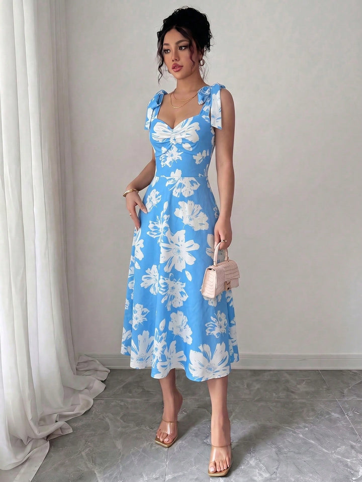 Rochie midi SHEIN, mix culori