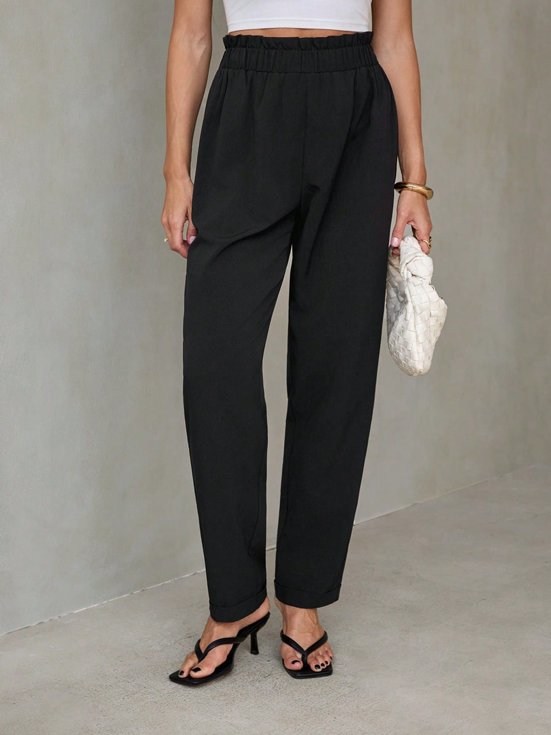 Pantaloni SHEIN, negru
