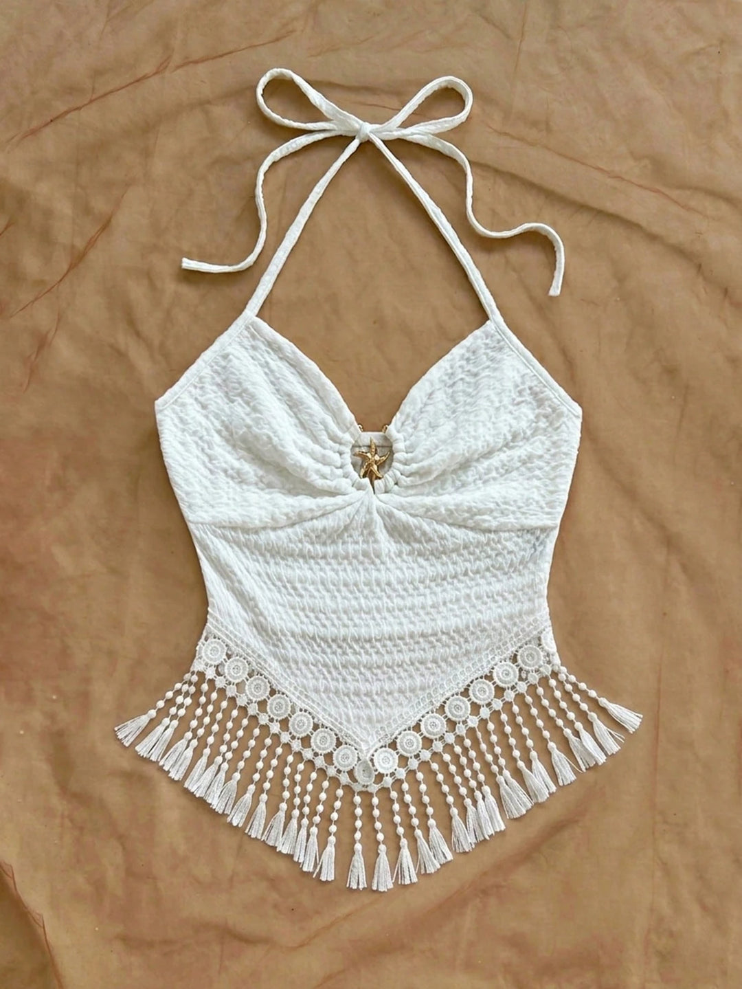 Top SHEIN, alb