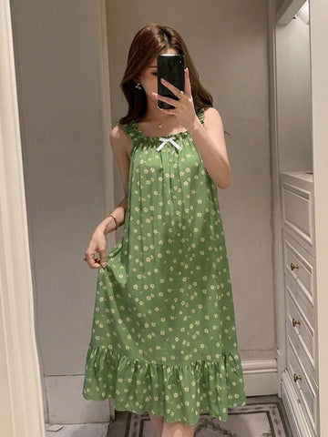 Rochie de noapte SHEIN, verde