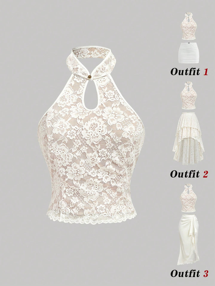 Top SHEIN, alb