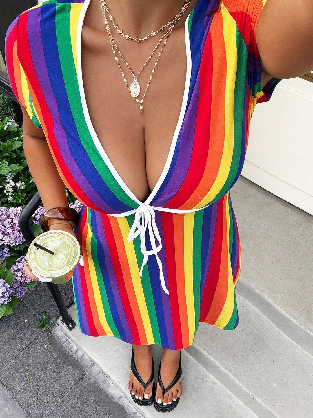 Rochie SHEIN, mix culori