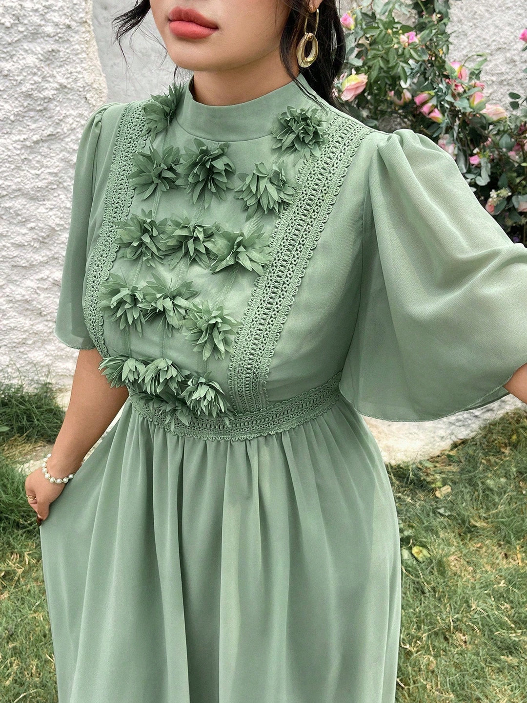 Rochie SHEIN, verde