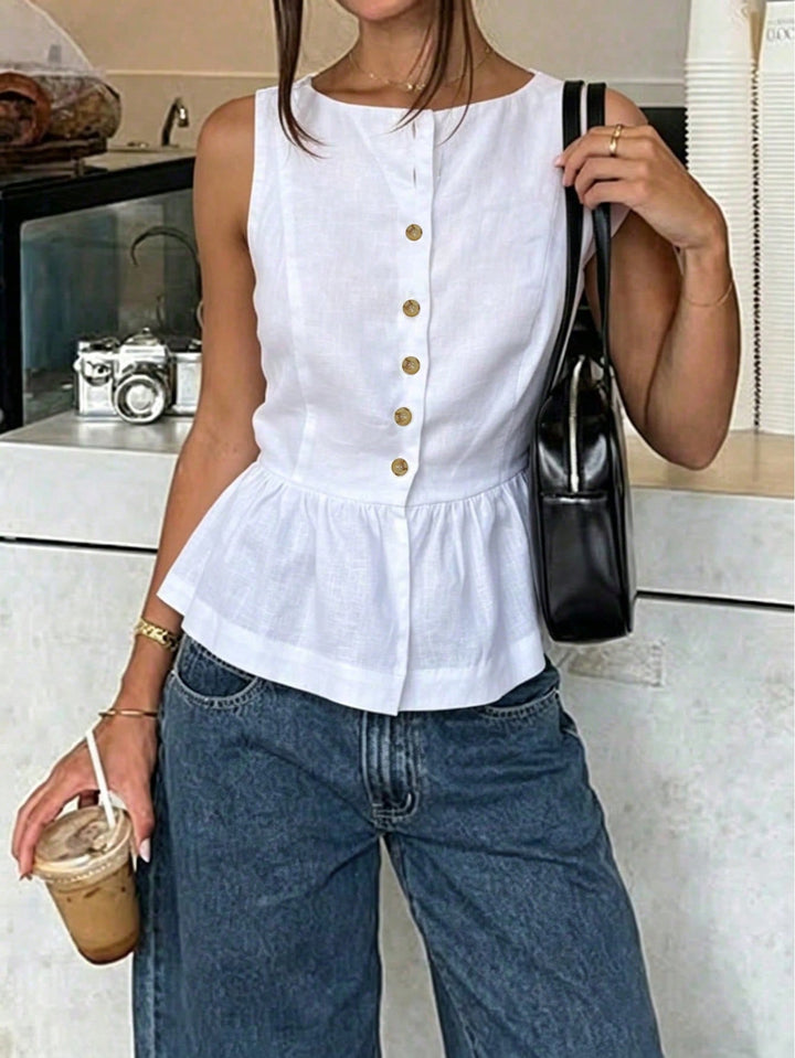 Top SHEIN, alb