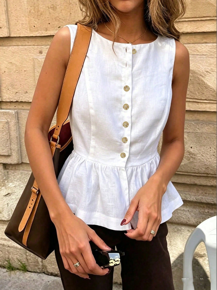 Top SHEIN, alb