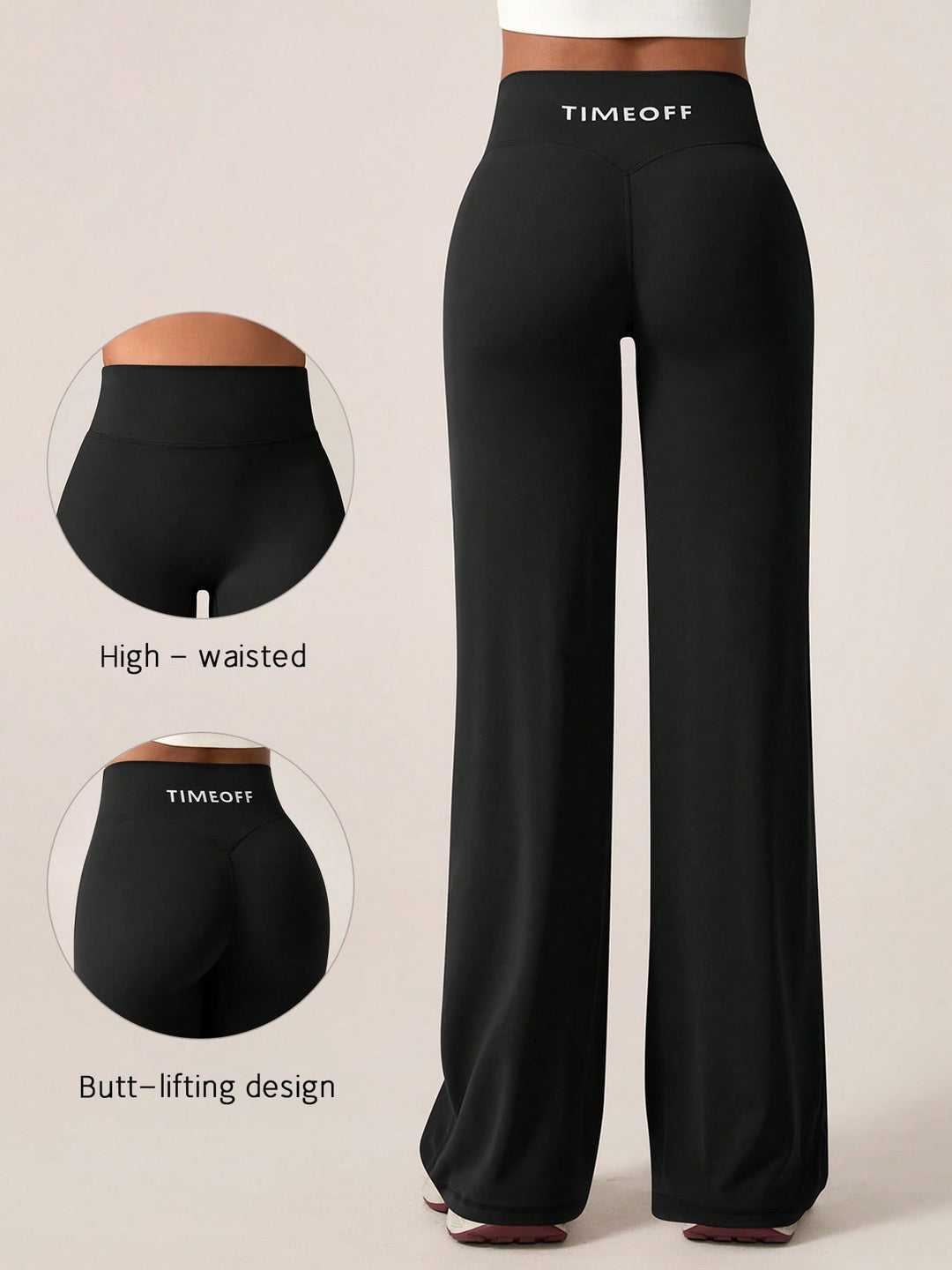 Pantaloni SHEIN, negru