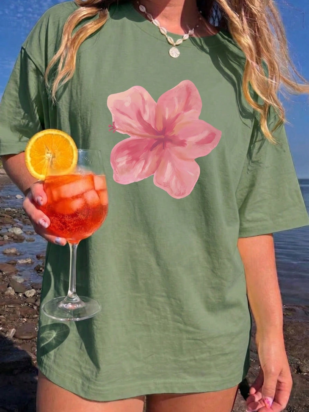 Tricou SHEIN, verde