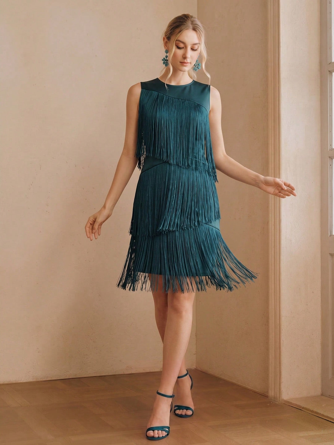 Rochie scurtă SHEIN, albastru