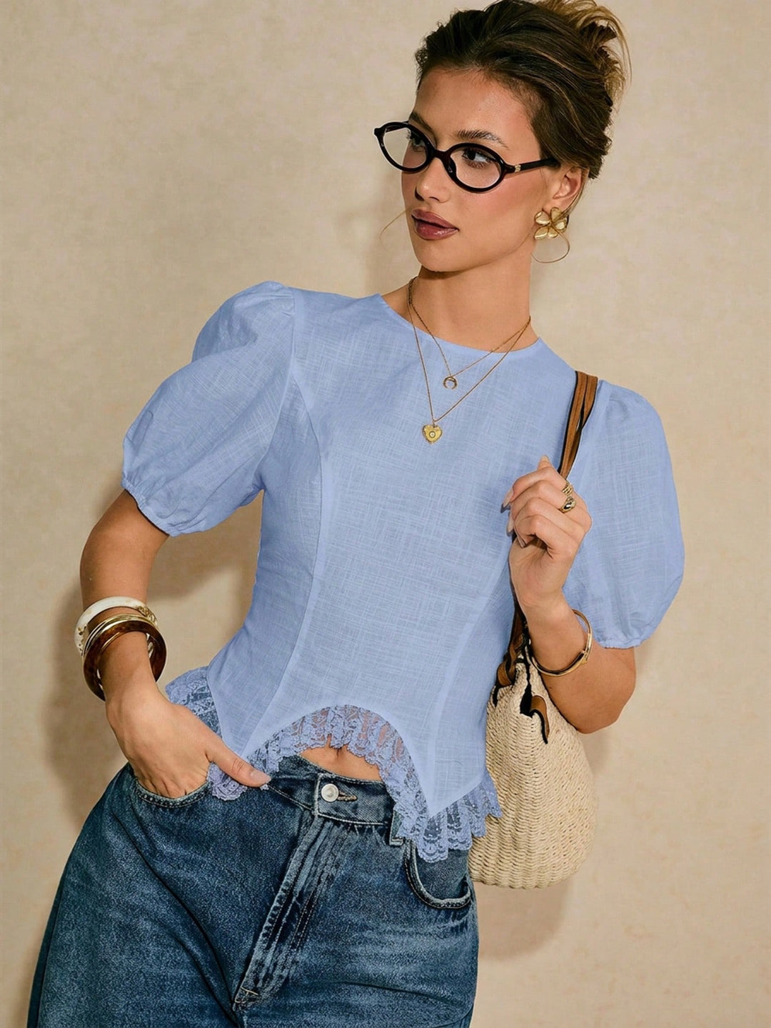 Bluza SHEIN, albastru