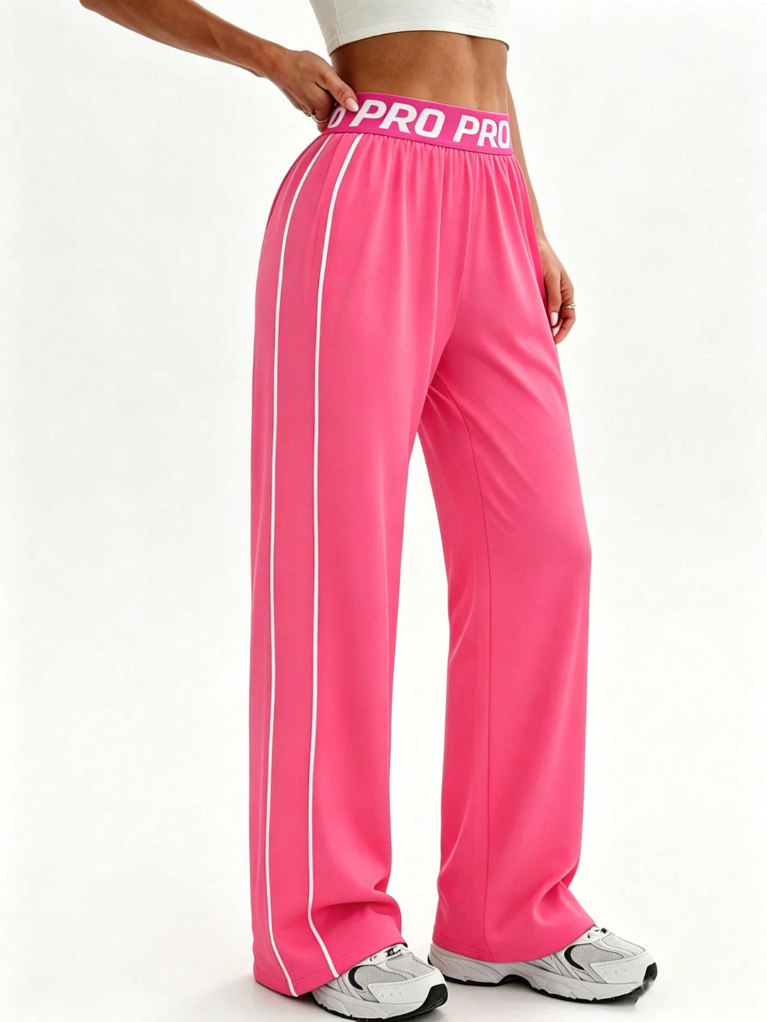 Pantaloni SHEIN, roz