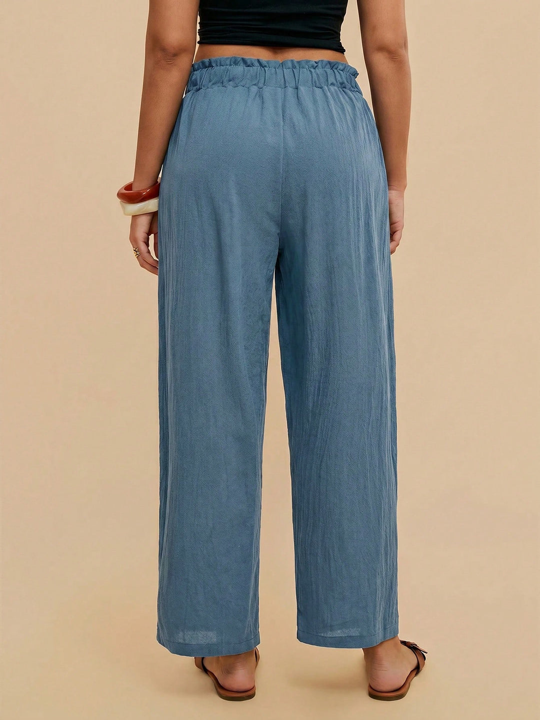 Pantaloni SHEIN, albastru