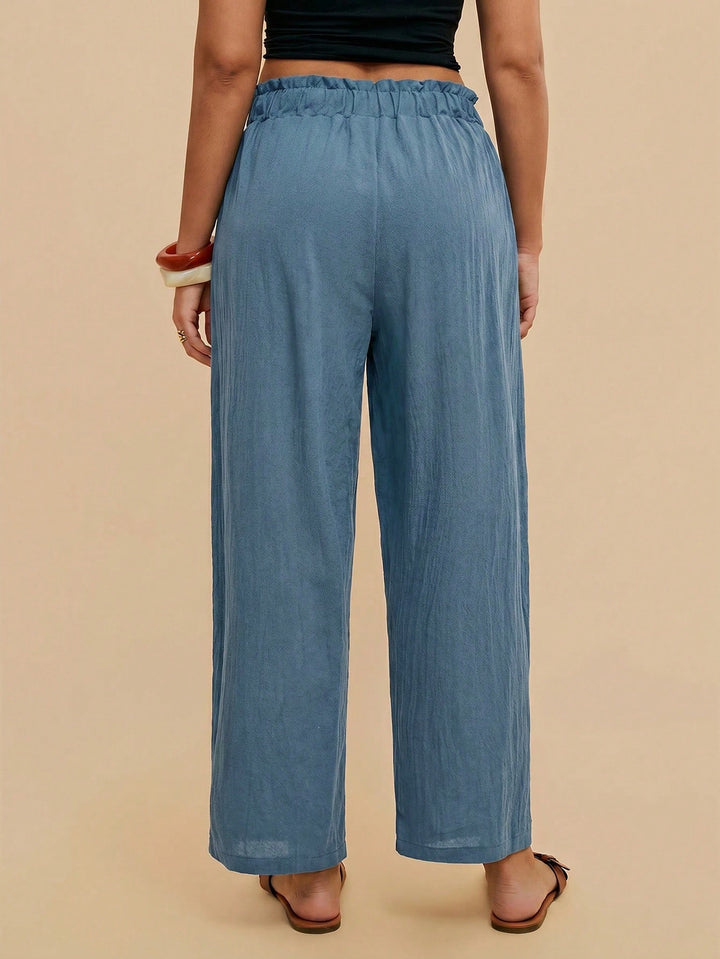 Pantaloni SHEIN, albastru