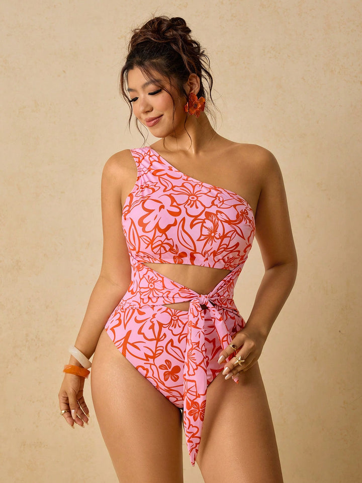 Costum de baie SHEIN, roz