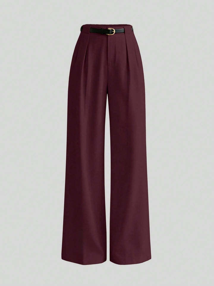 Pantaloni SHEIN, vișiniu