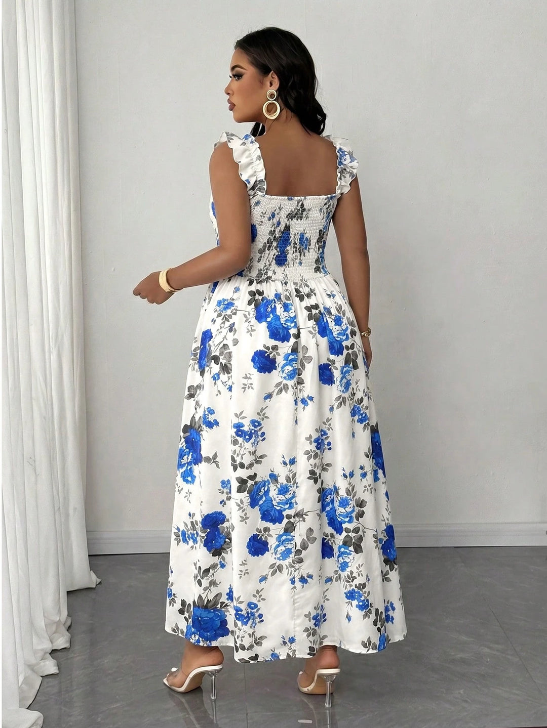 Rochie maxi SHEIN, mix culori