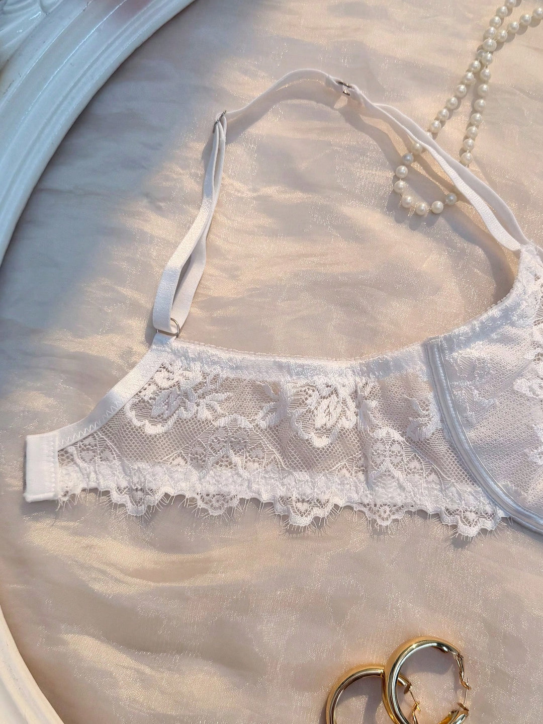 Sutien SHEIN, alb