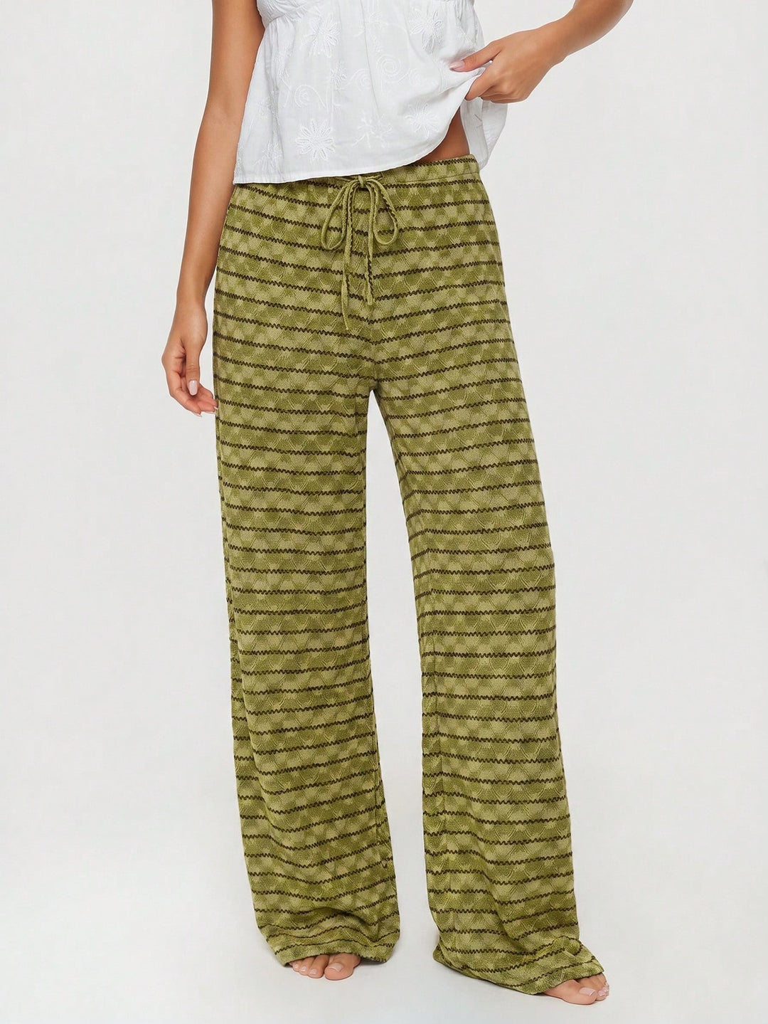 Pantaloni SHEIN, verde