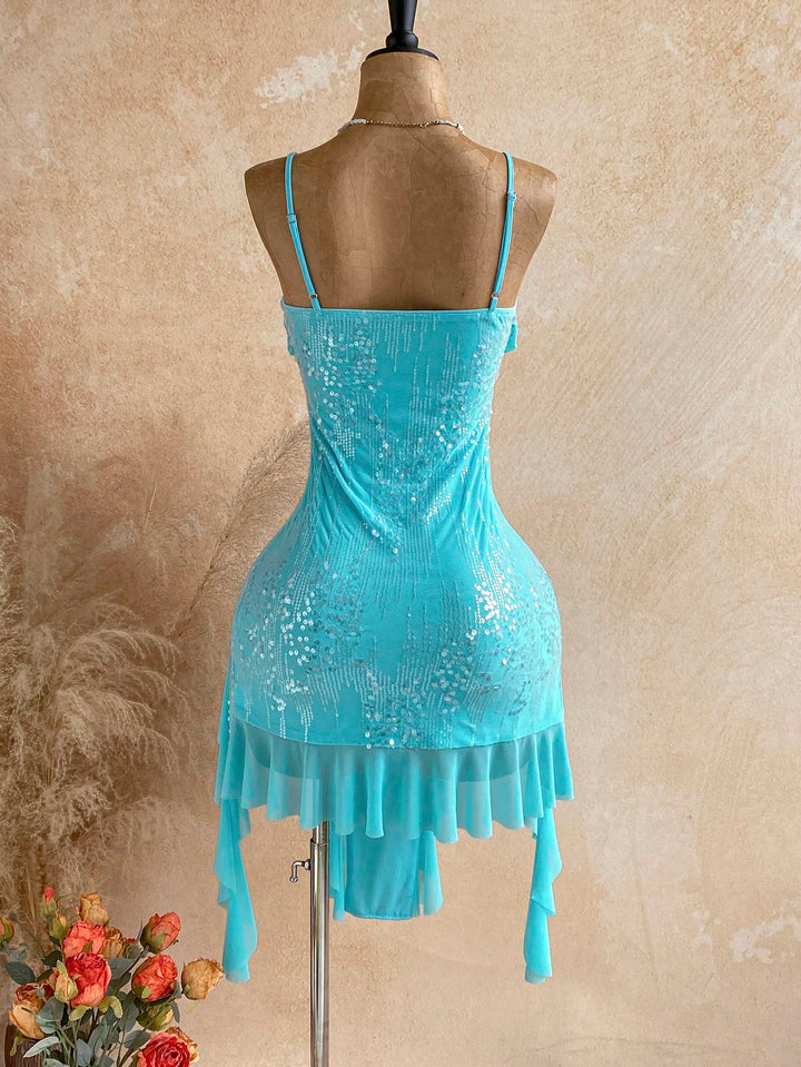 Rochie midi SHEIN, albastru