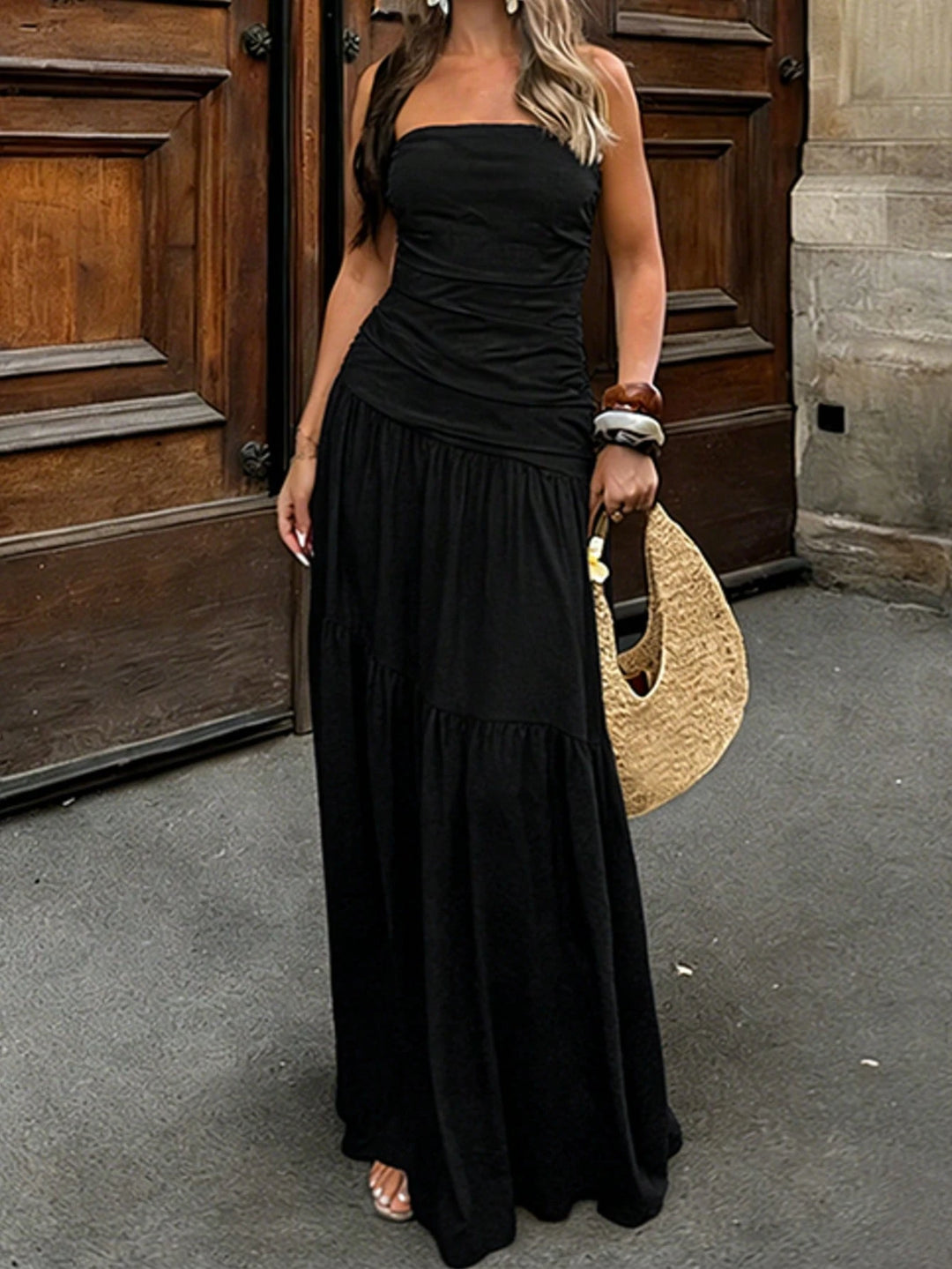 Rochie maxi SHEIN, negru