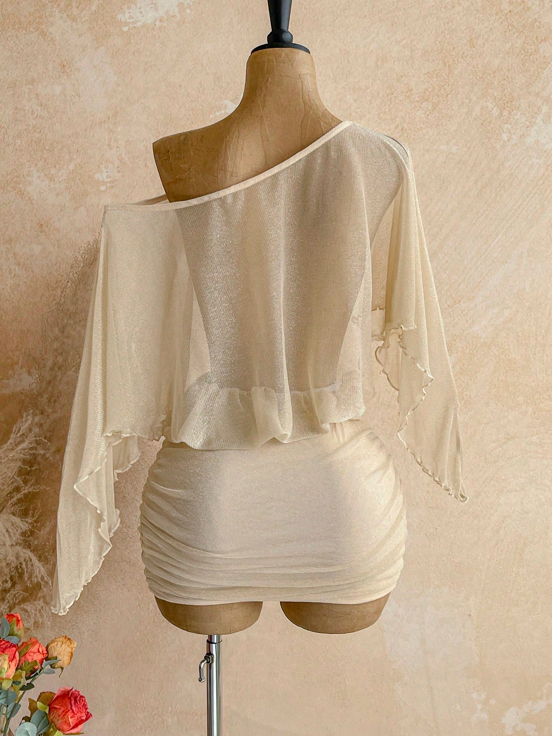 Rochie mini SHEIN, auriu