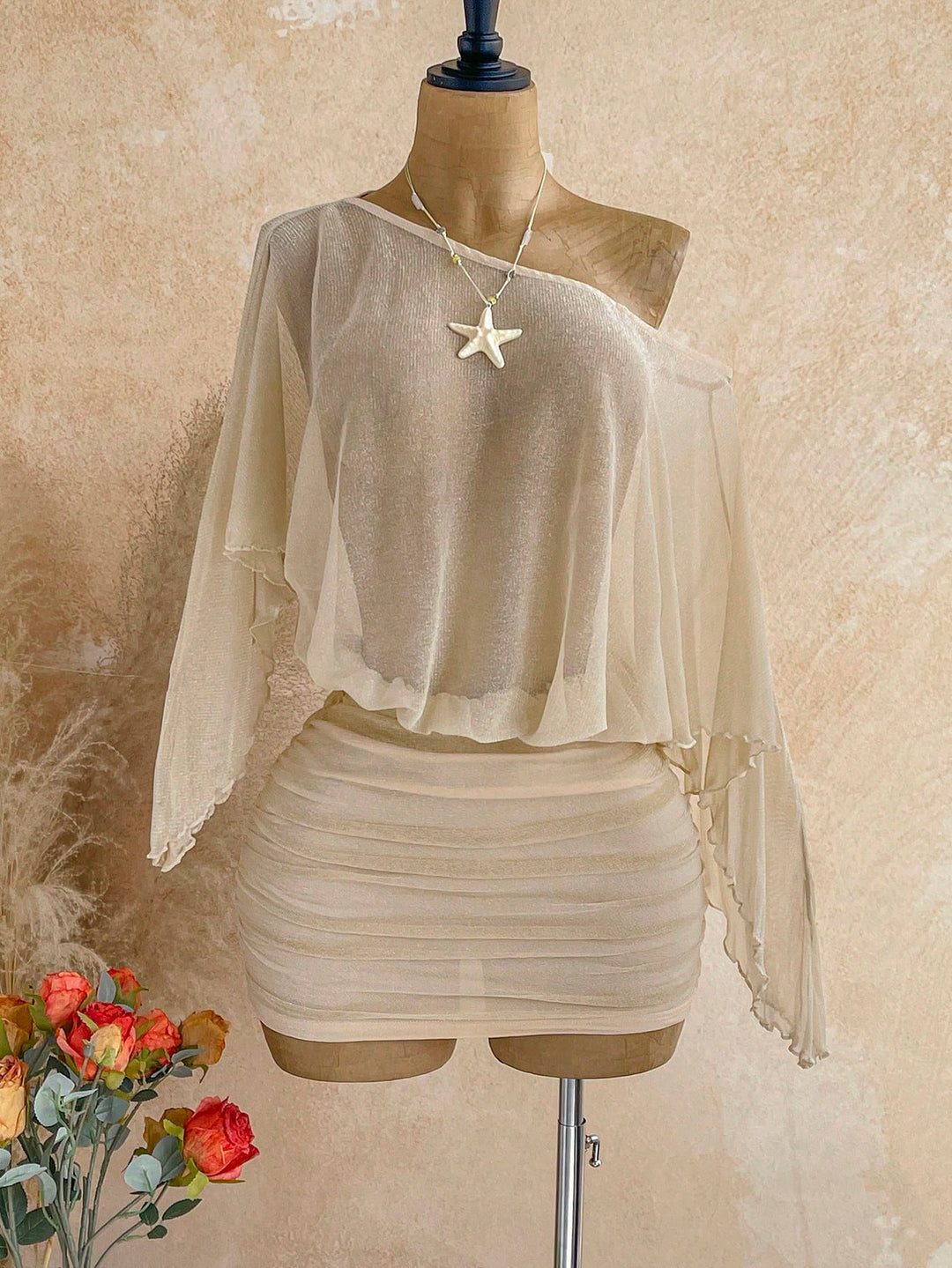 Rochie mini SHEIN, auriu