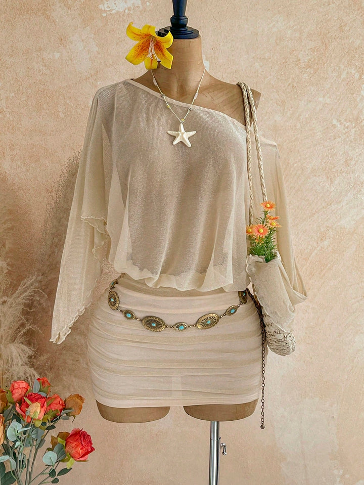 Rochie mini SHEIN, auriu