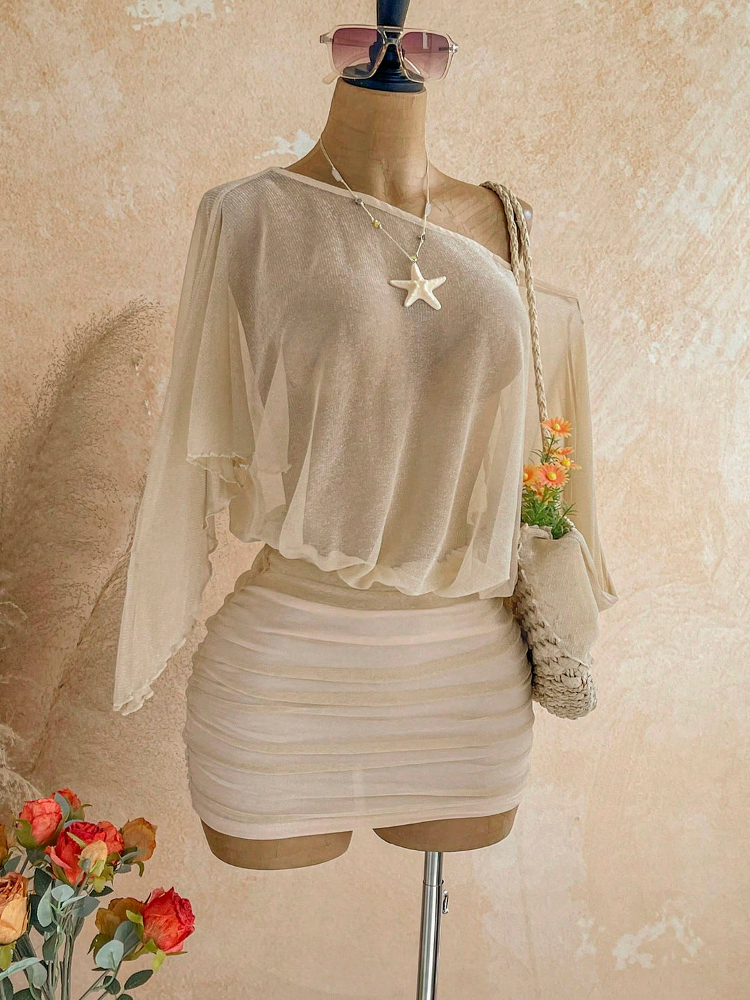 Rochie mini SHEIN, auriu