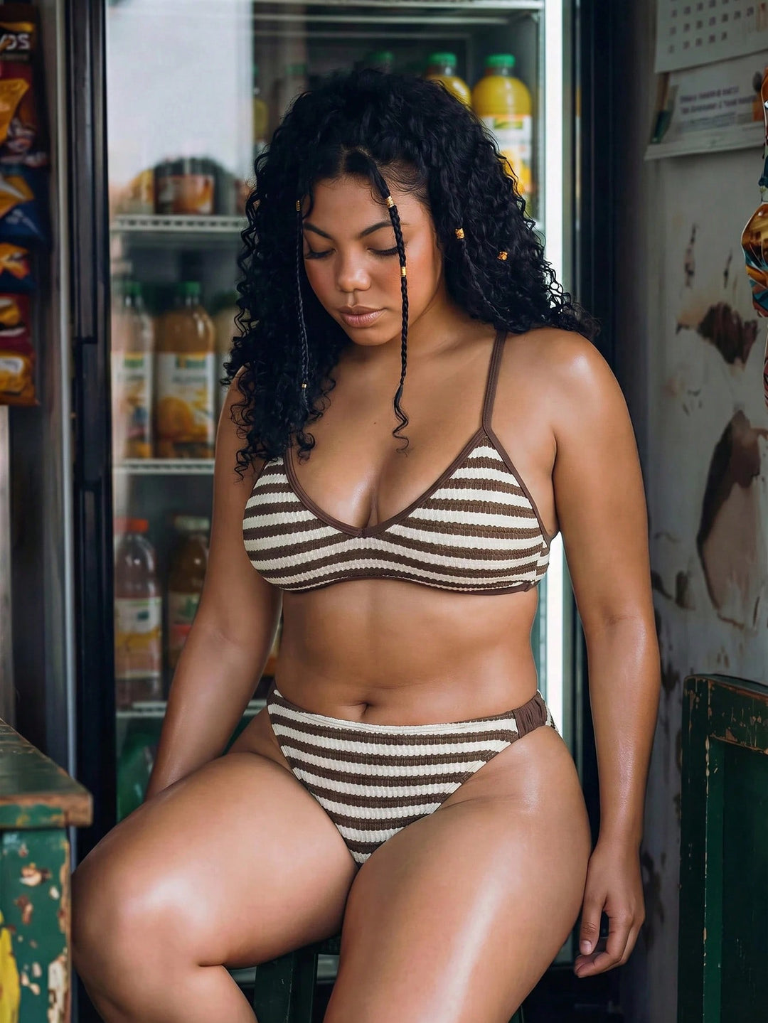 Set bikini de baie SHEIN, mix culori