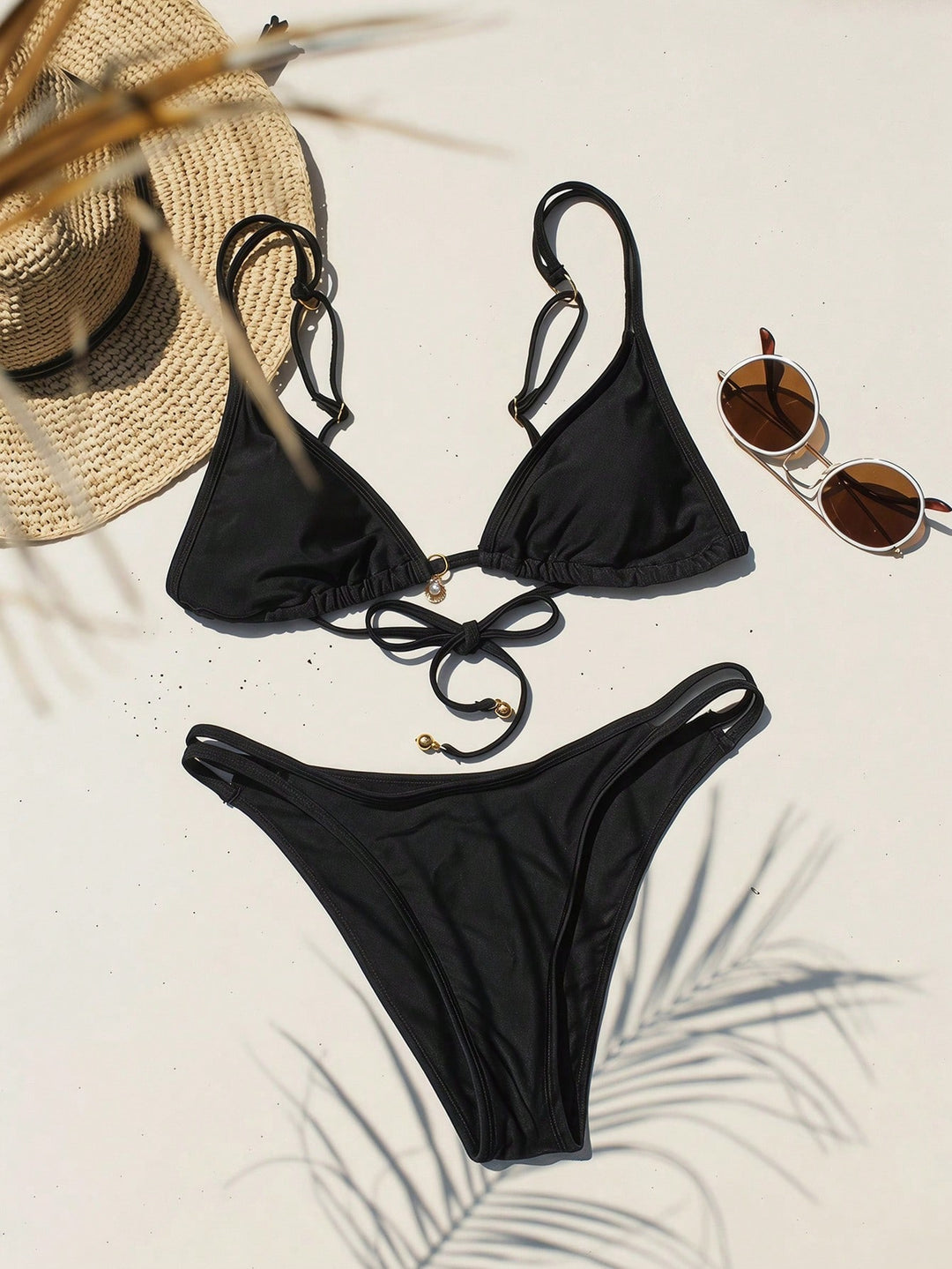 Set bikini SHEIN, negru