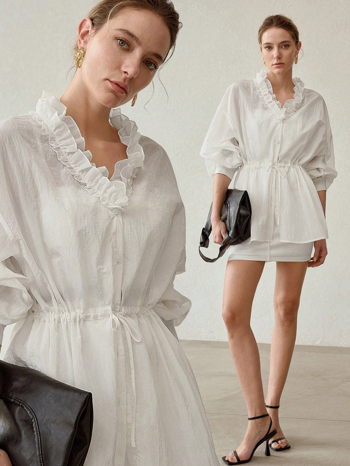 Bluza SHEIN, alb