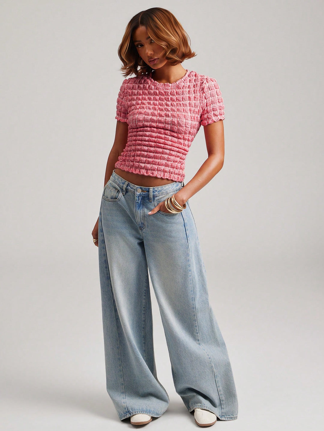 Tricou SHEIN, roz