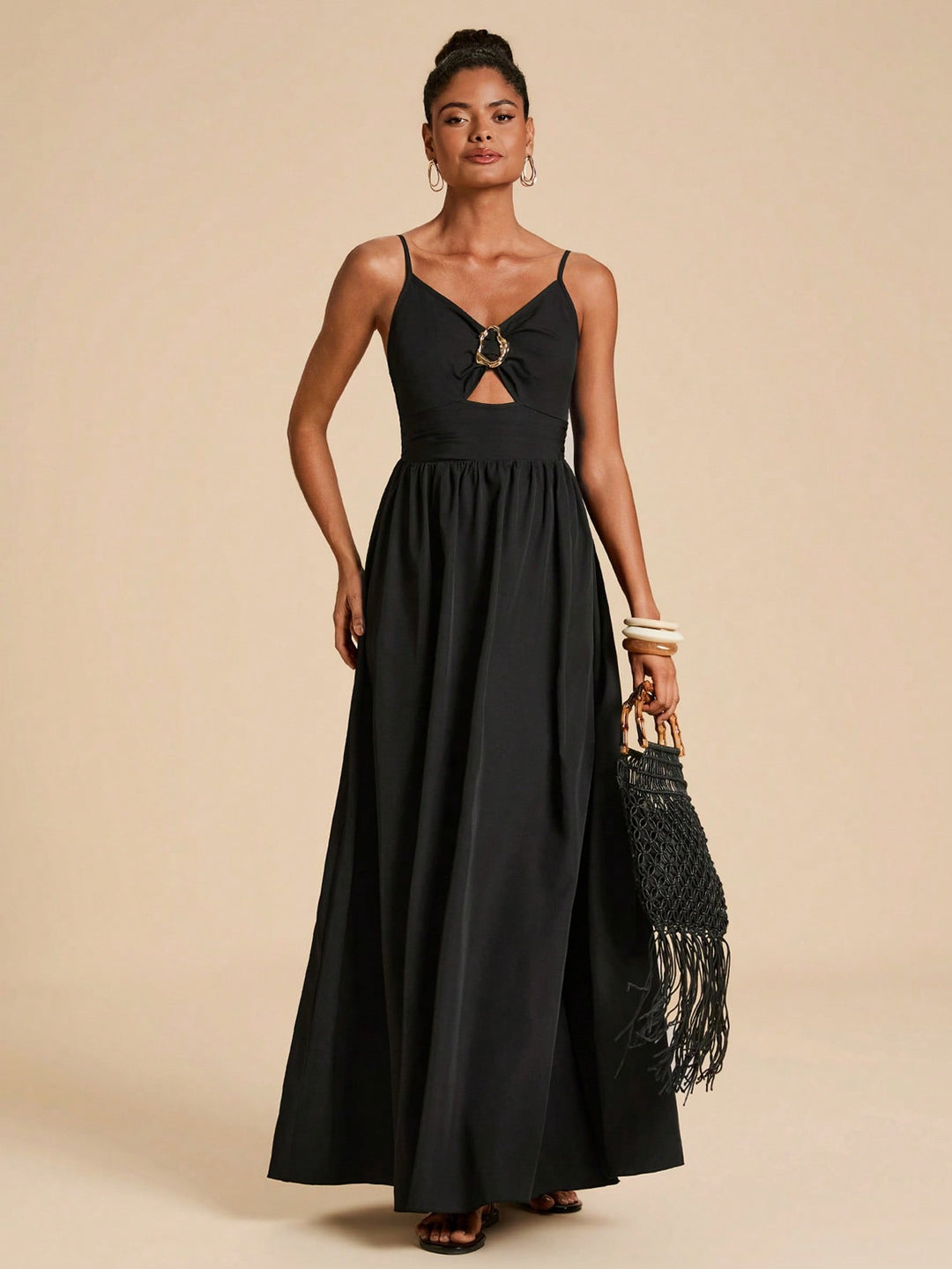 Rochie maxi SHEIN, negru