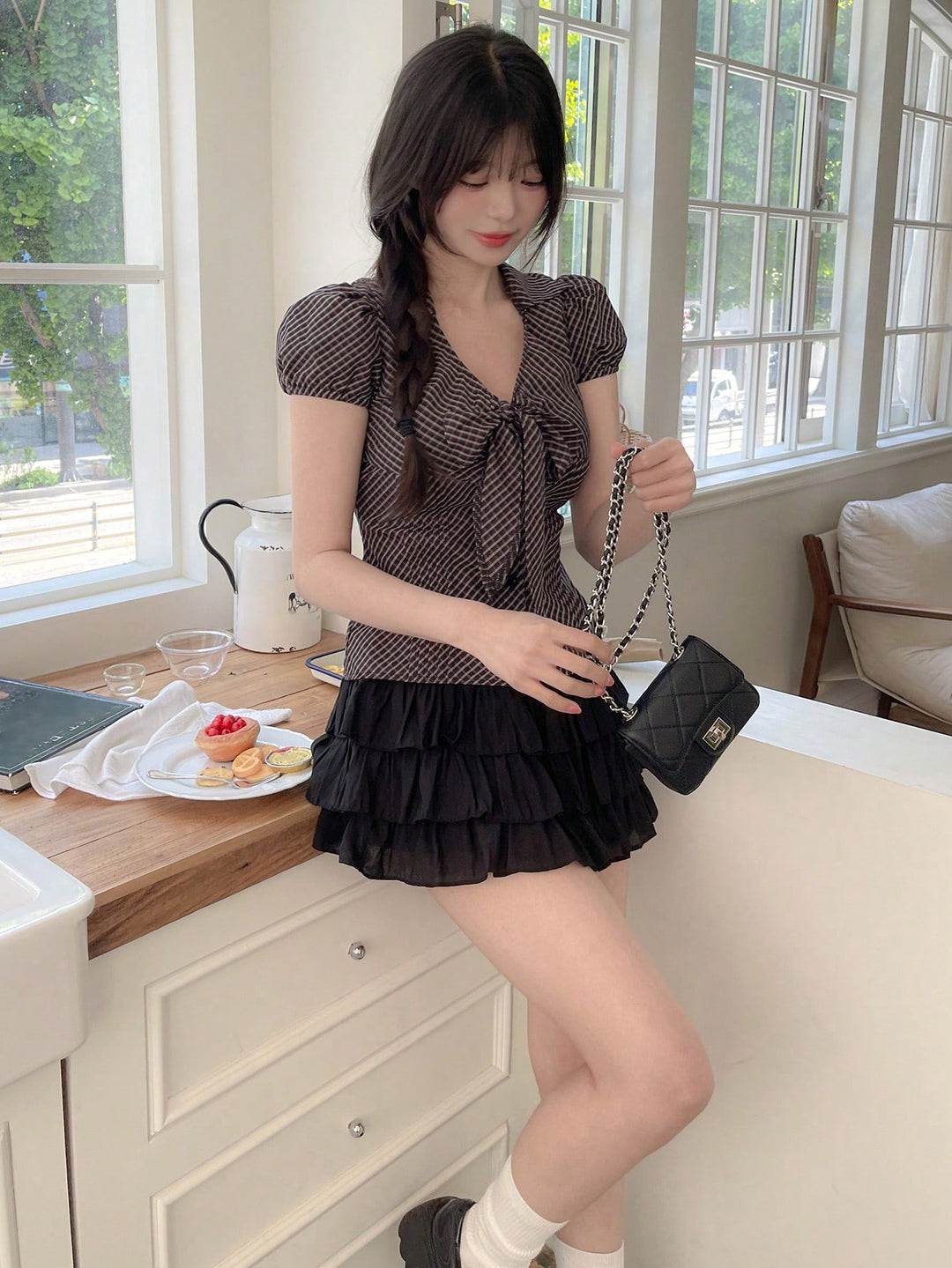 Bluza SHEIN, negru