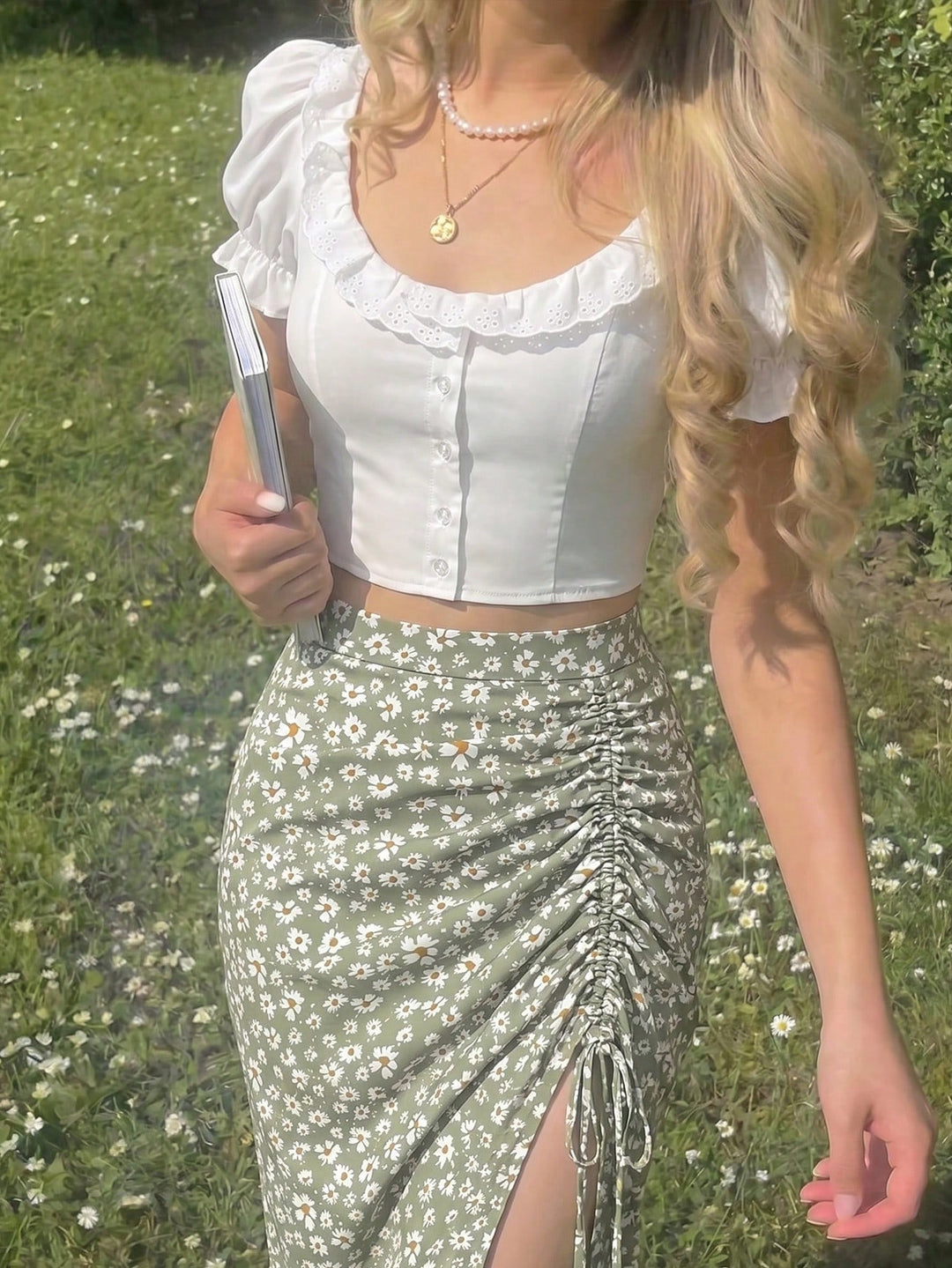 Bluza SHEIN, alb