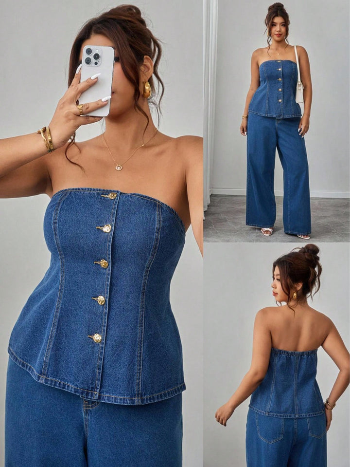 Top SHEIN, albastru