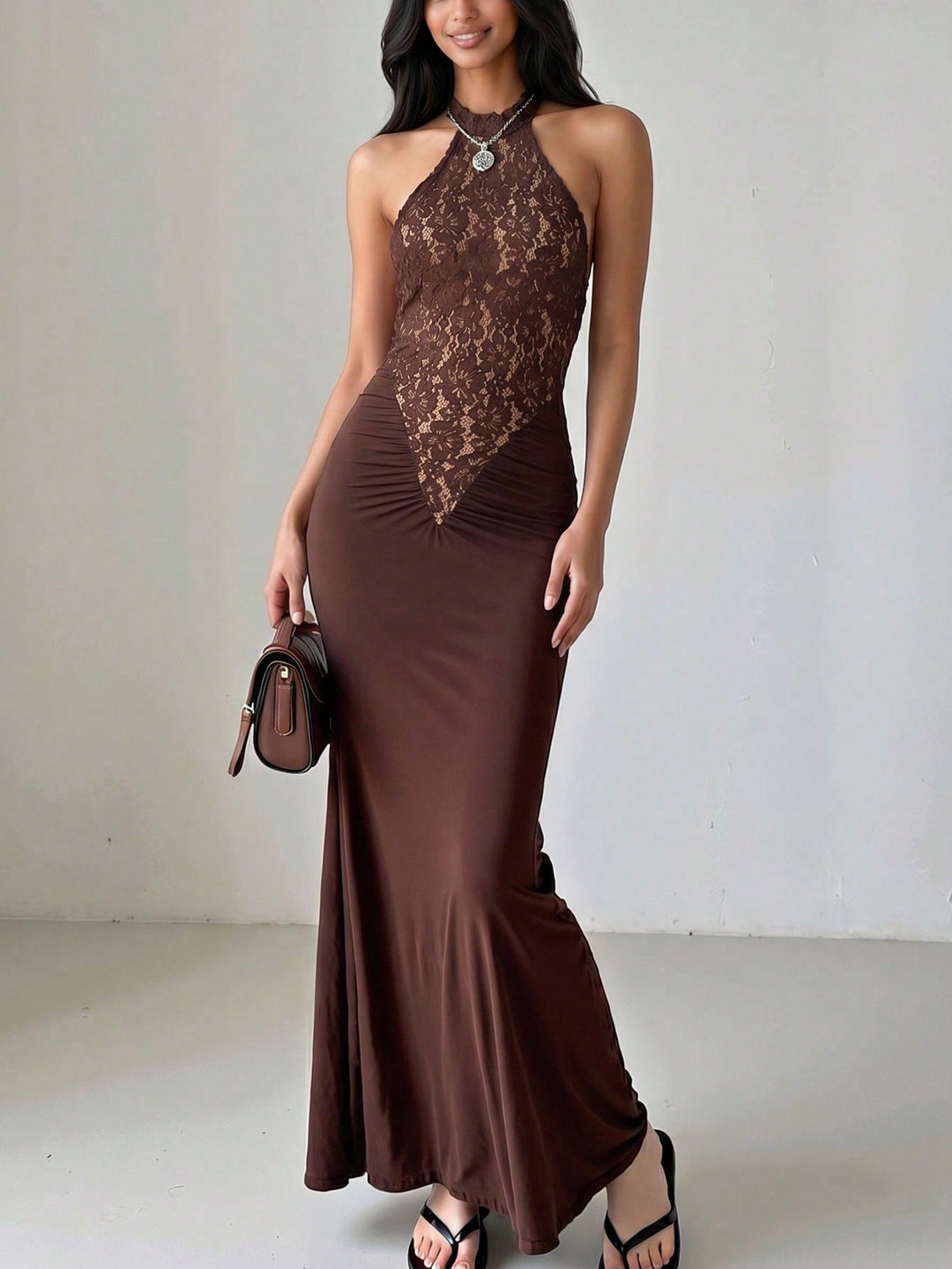 Rochie SHEIN, maro