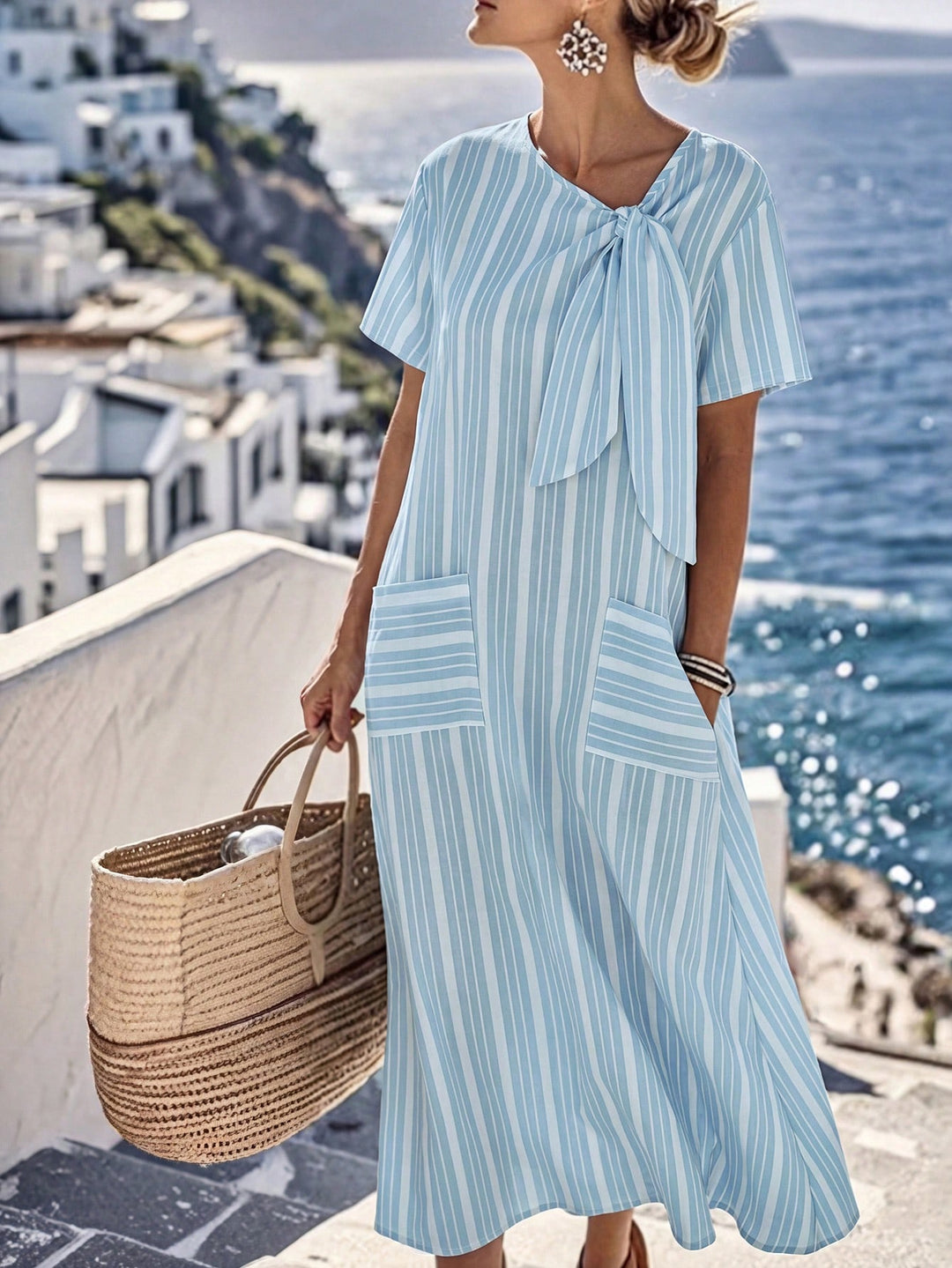 Rochie maxi SHEIN, albastru