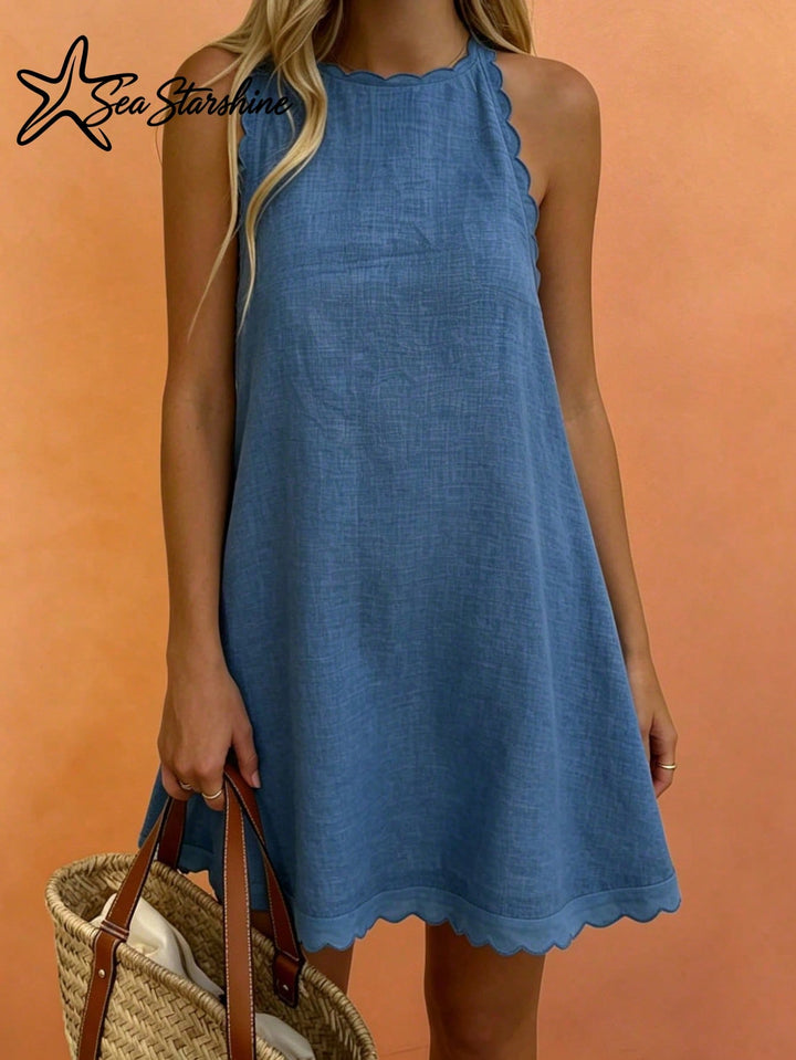 Rochie scurtă SHEIN, albastru