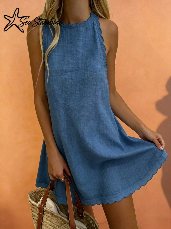 Rochie scurtă SHEIN, albastru
