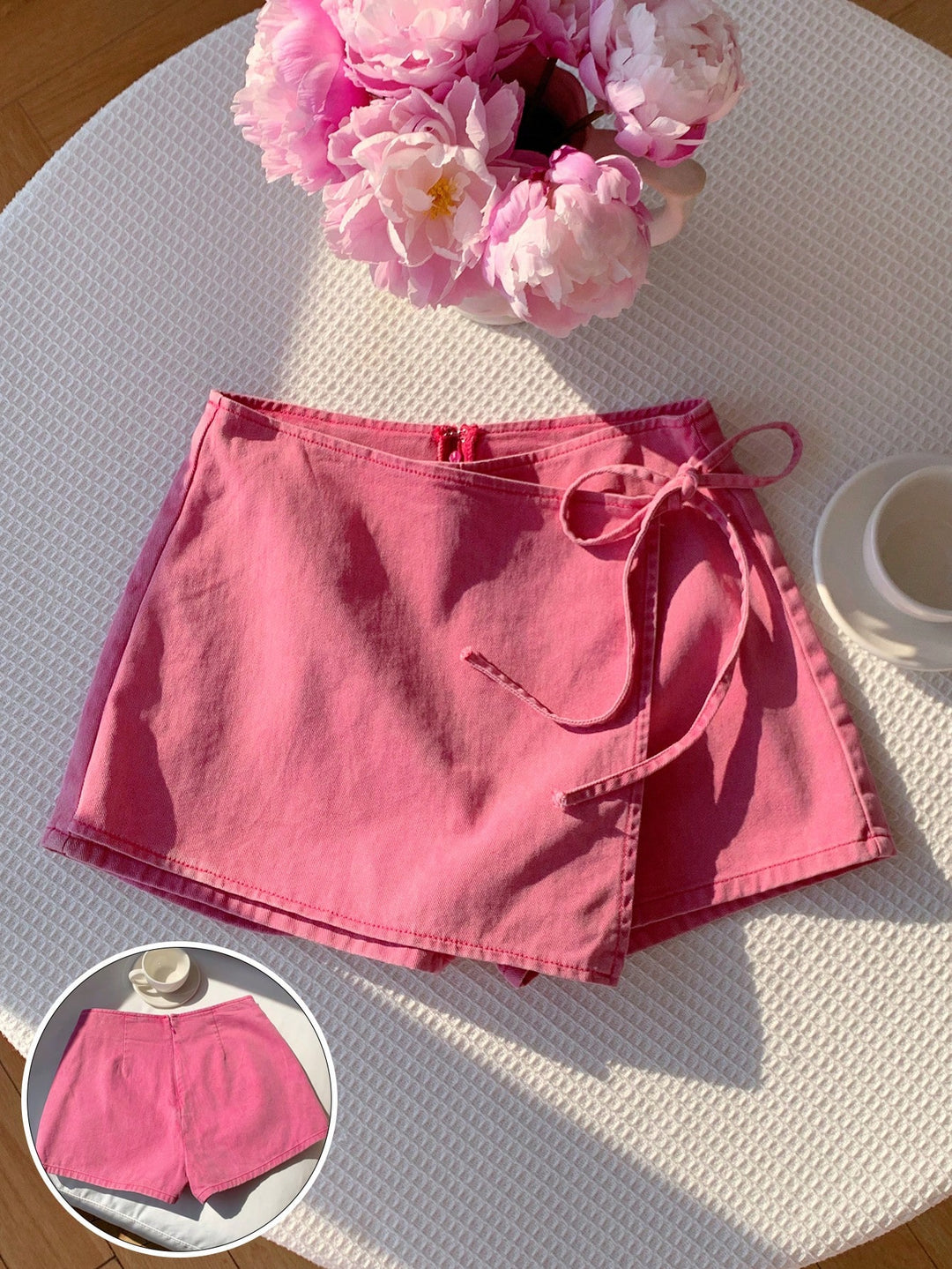 Pantaloni scurți SHEIN, roz