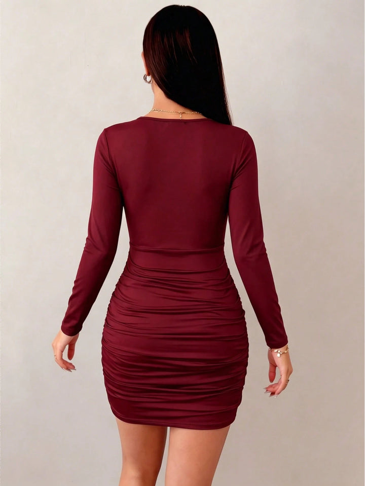 Rochie mini SHEIN, vișiniu