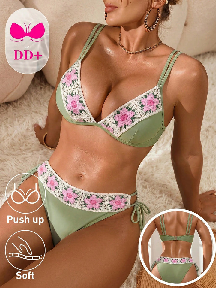 Set bikini SHEIN, verde