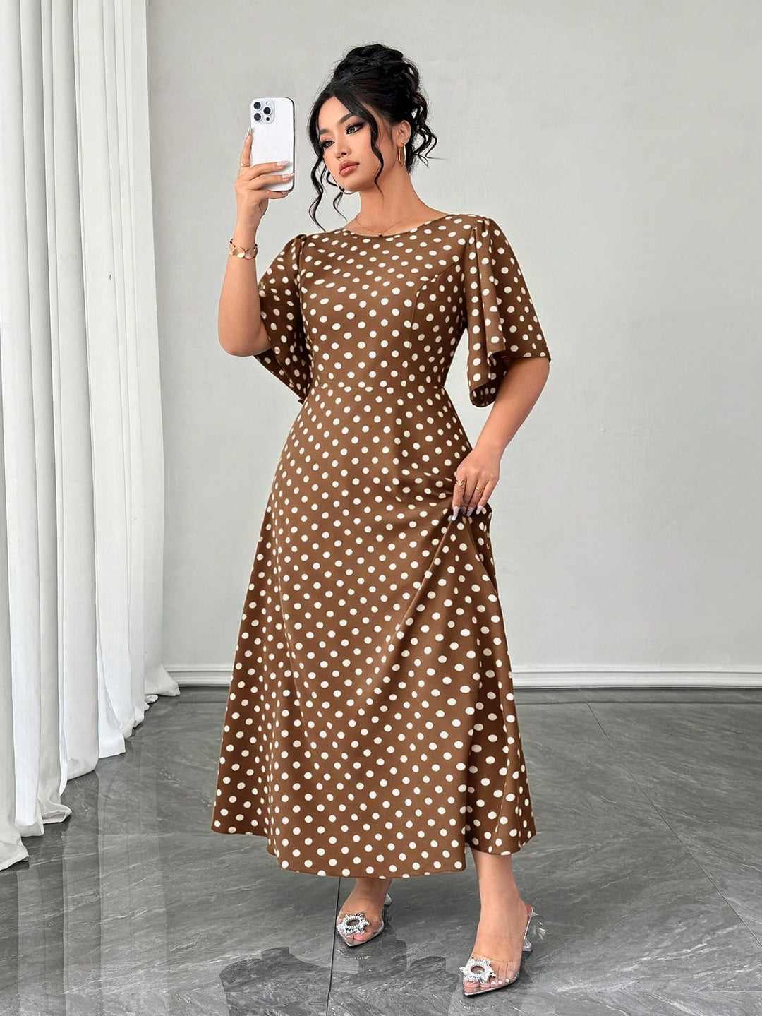 Rochie SHEIN, maro