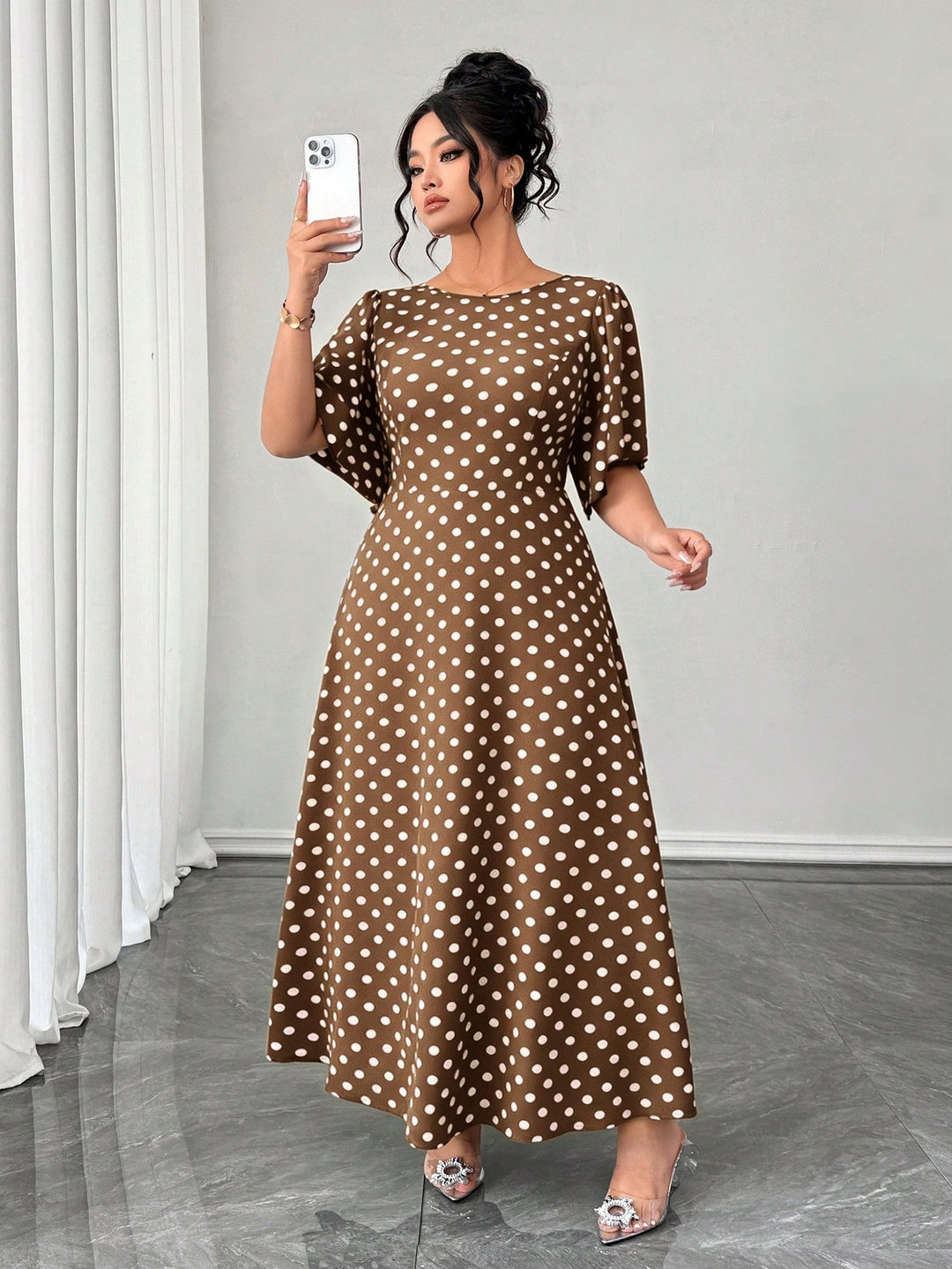 Rochie SHEIN, maro