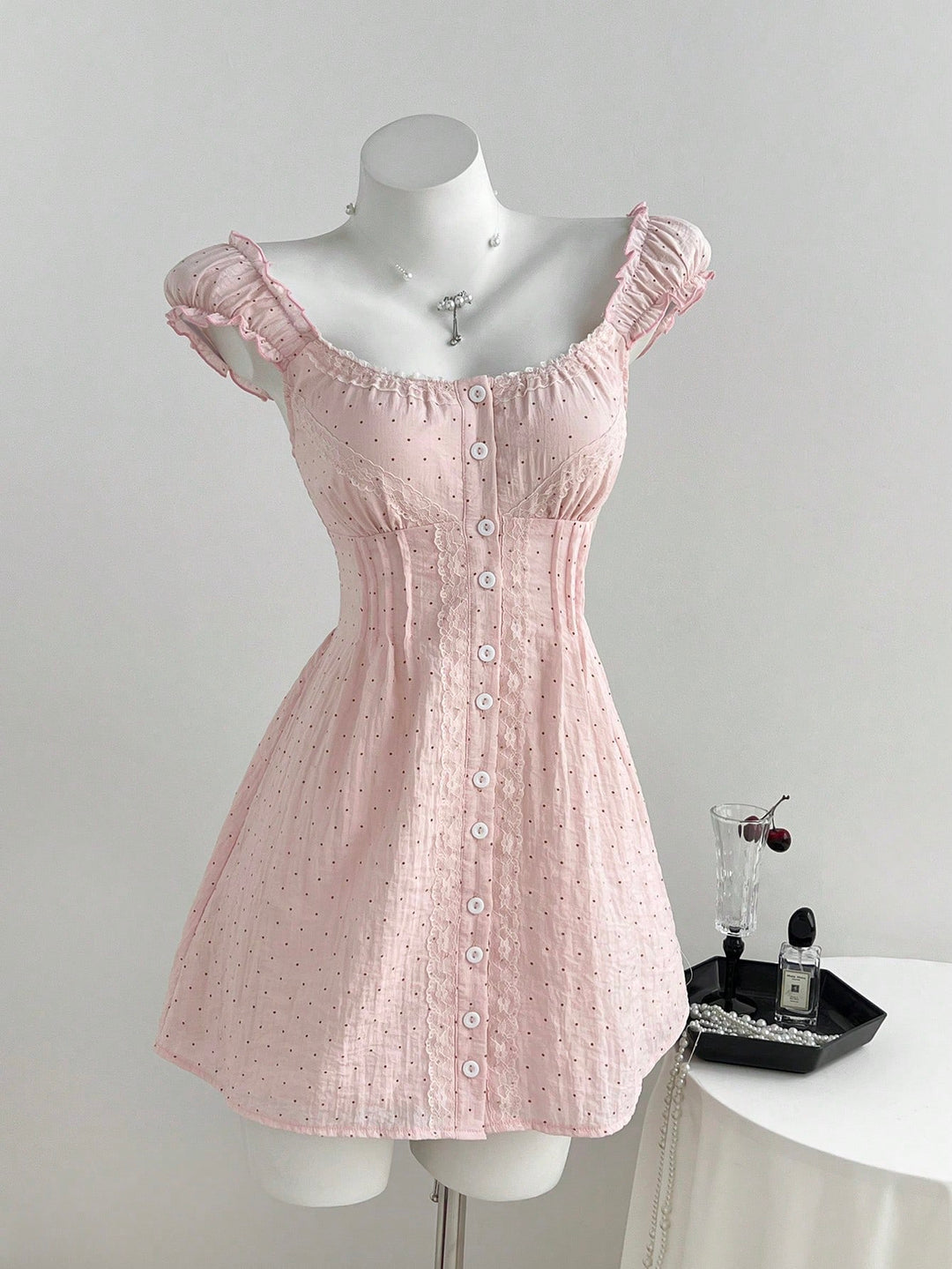 Rochie scurtă SHEIN, roz