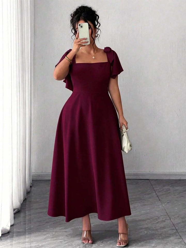 Rochie maxi SHEIN, vișiniu