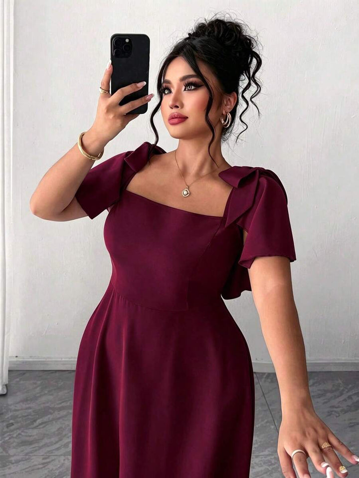 Rochie maxi SHEIN, vișiniu